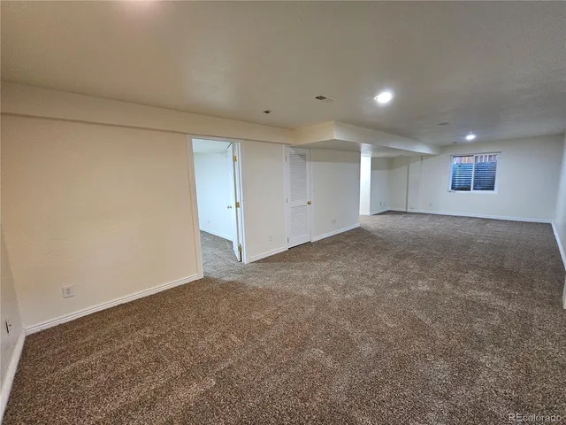 a view of an empty room