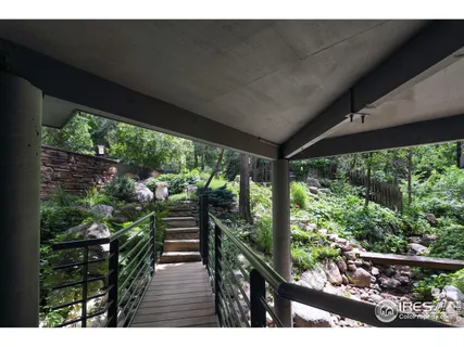 a view of a outdoor space with a patio