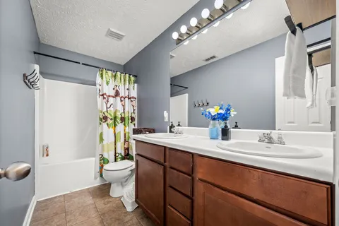 a view of a house with a patio