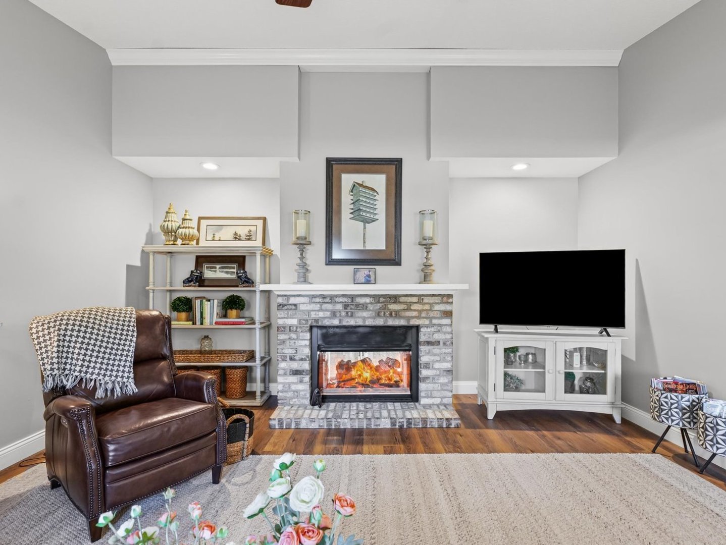 13 Prairie Acres Monticello, IL 61856 - Photo 12 of 53 a living room with furniture and a flat screen tv