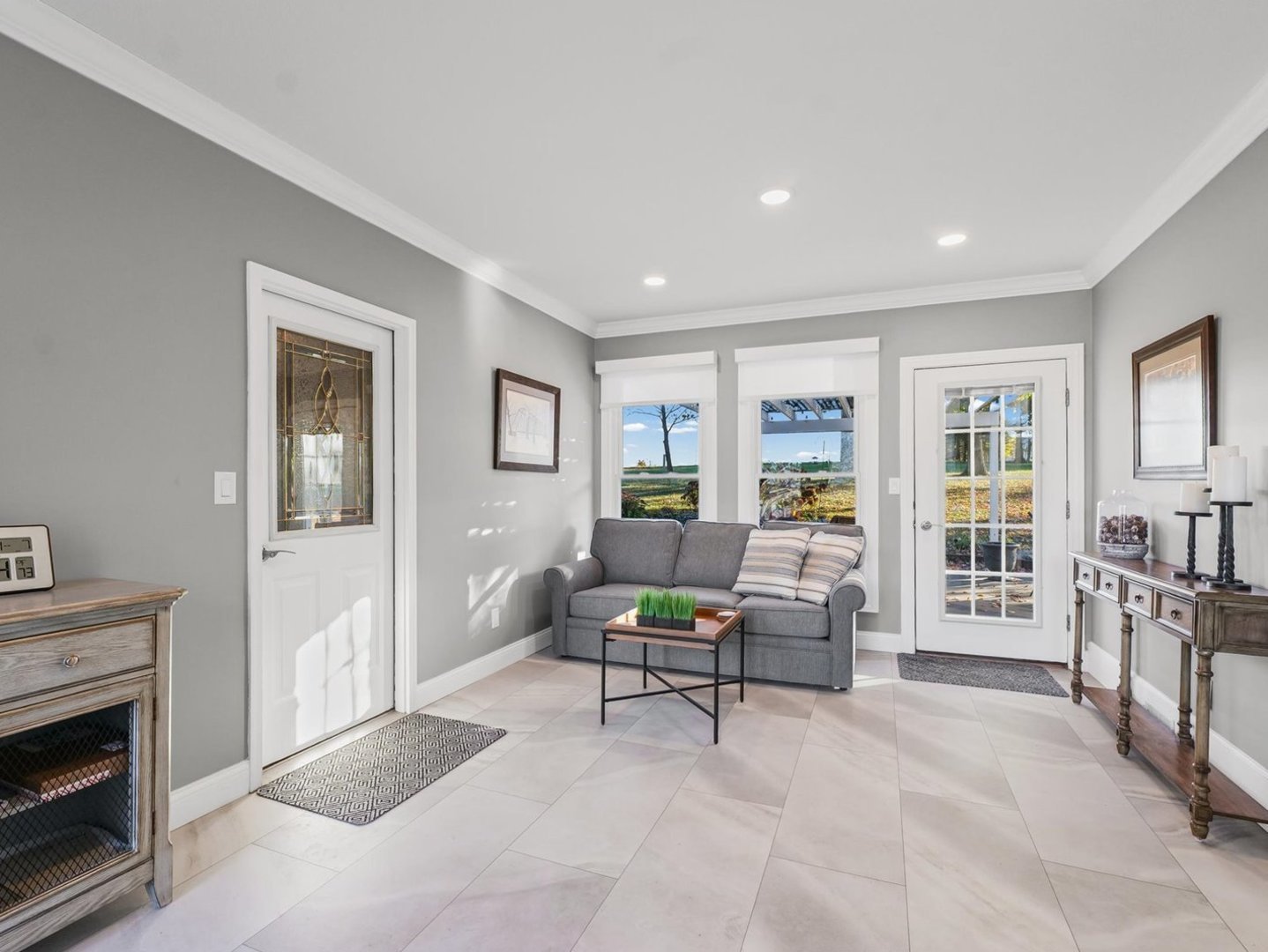 13 Prairie Acres Monticello, IL 61856 - Photo 25 of 53 a living room with furniture and a fireplace