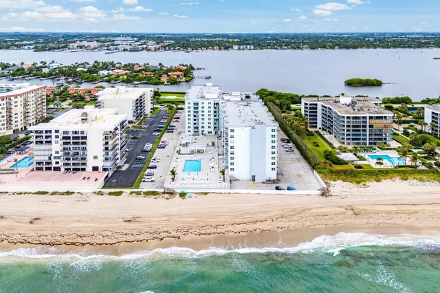a childrens park with lots of swings and slides