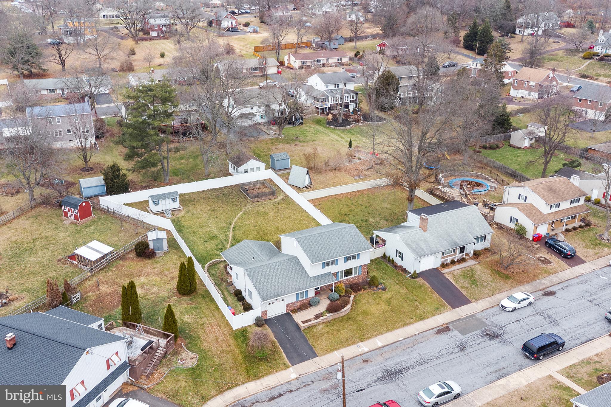 241 Diamond Street Souderton, PA 18964 - Photo 5 of 35 an aerial view of residential houses with outdoor space