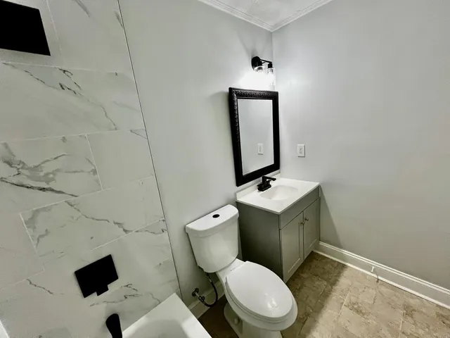 a bathroom with a sink