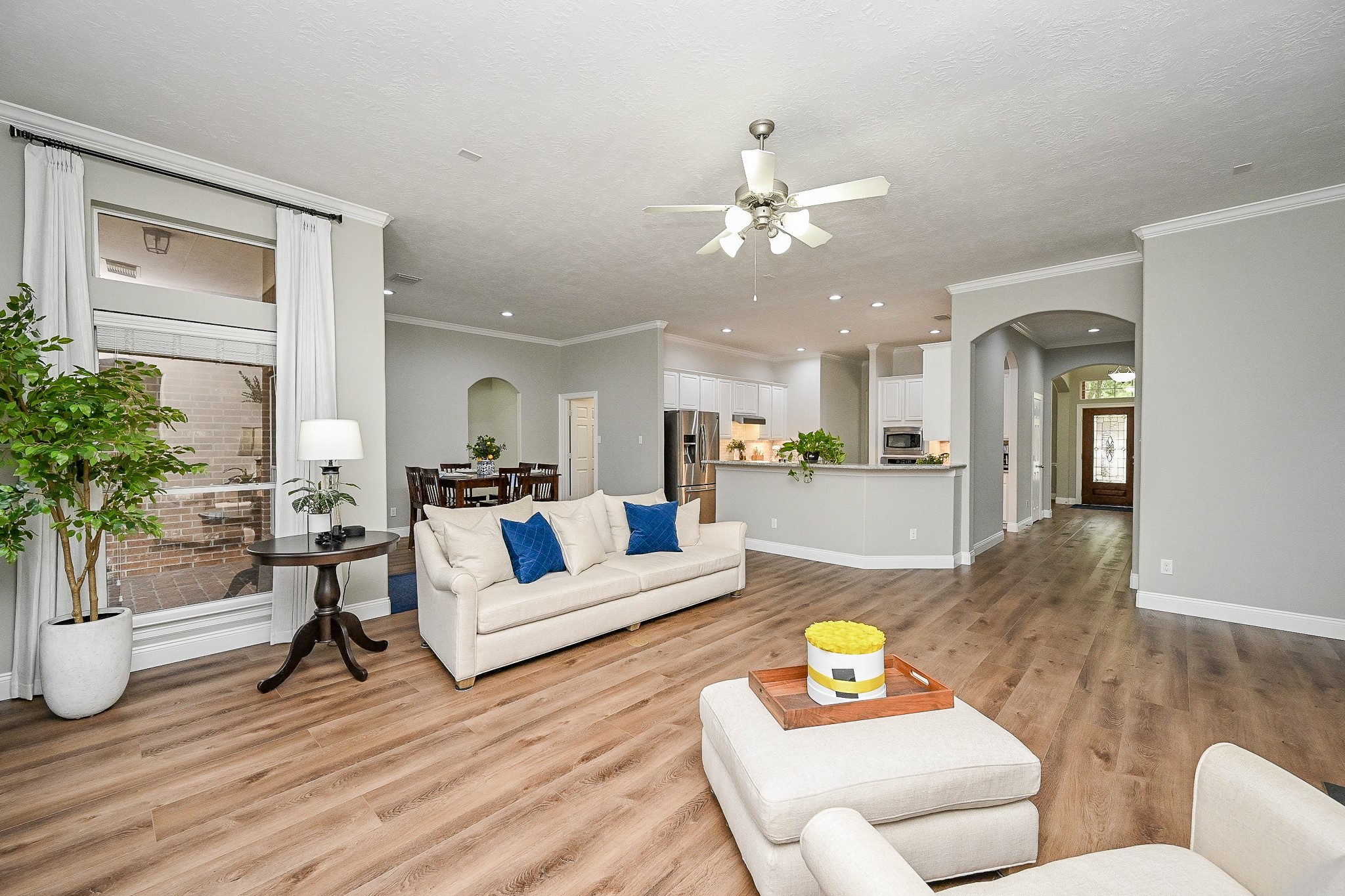 25608 Kransburg Ridge Court Porter, TX 77365 - Photo 10 of 30 Looking at the living, kitchen, and even the front door.