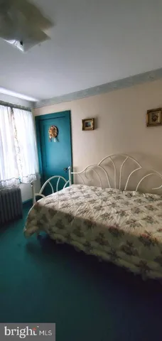 a front view of a house with trees