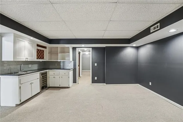 a view of empty room