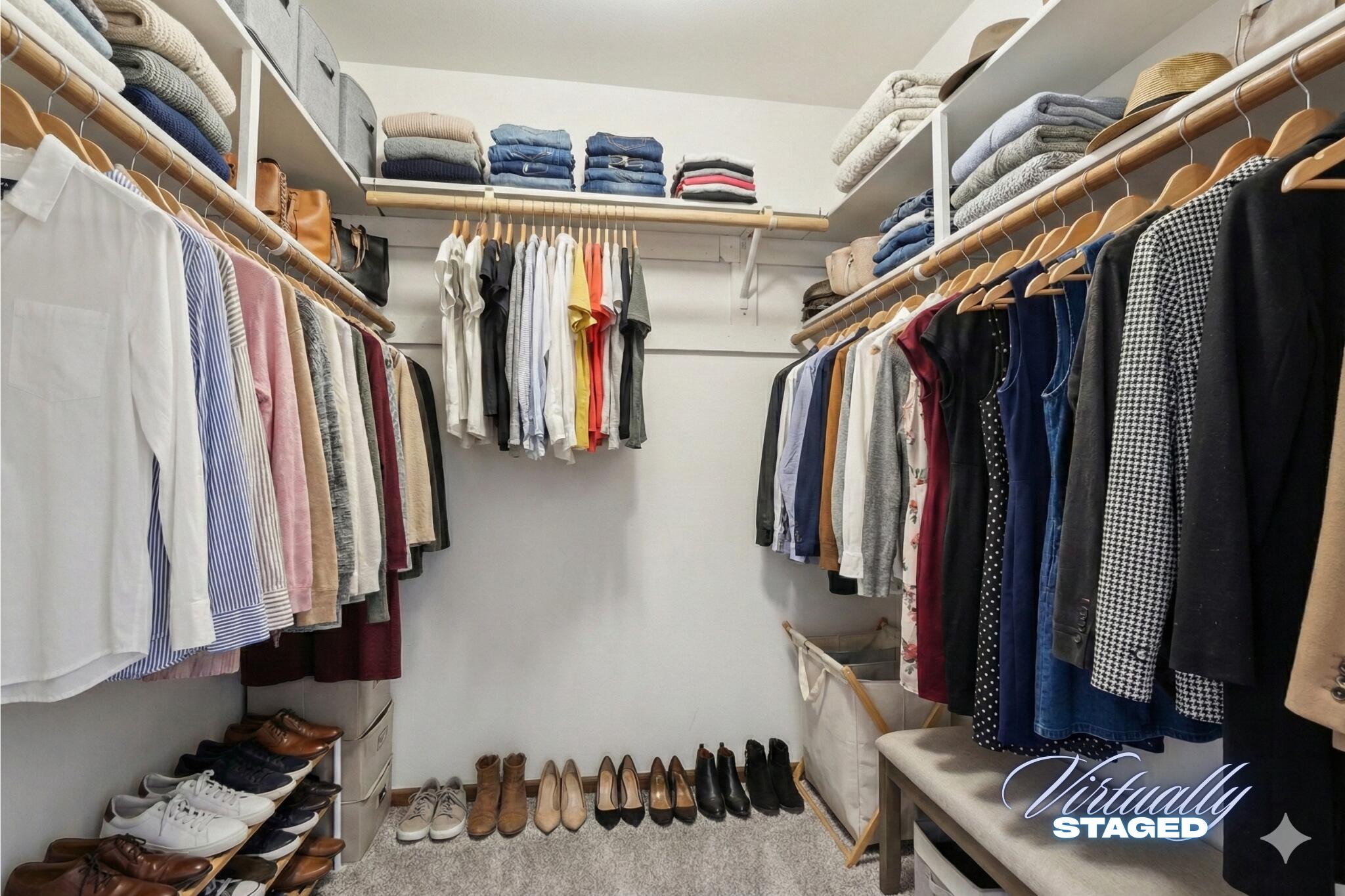 4417 South Green Ridge Circle, Unit G Greenfield, WI 53220 - Photo 22 of 34 Walk In Closet Virtually Staged