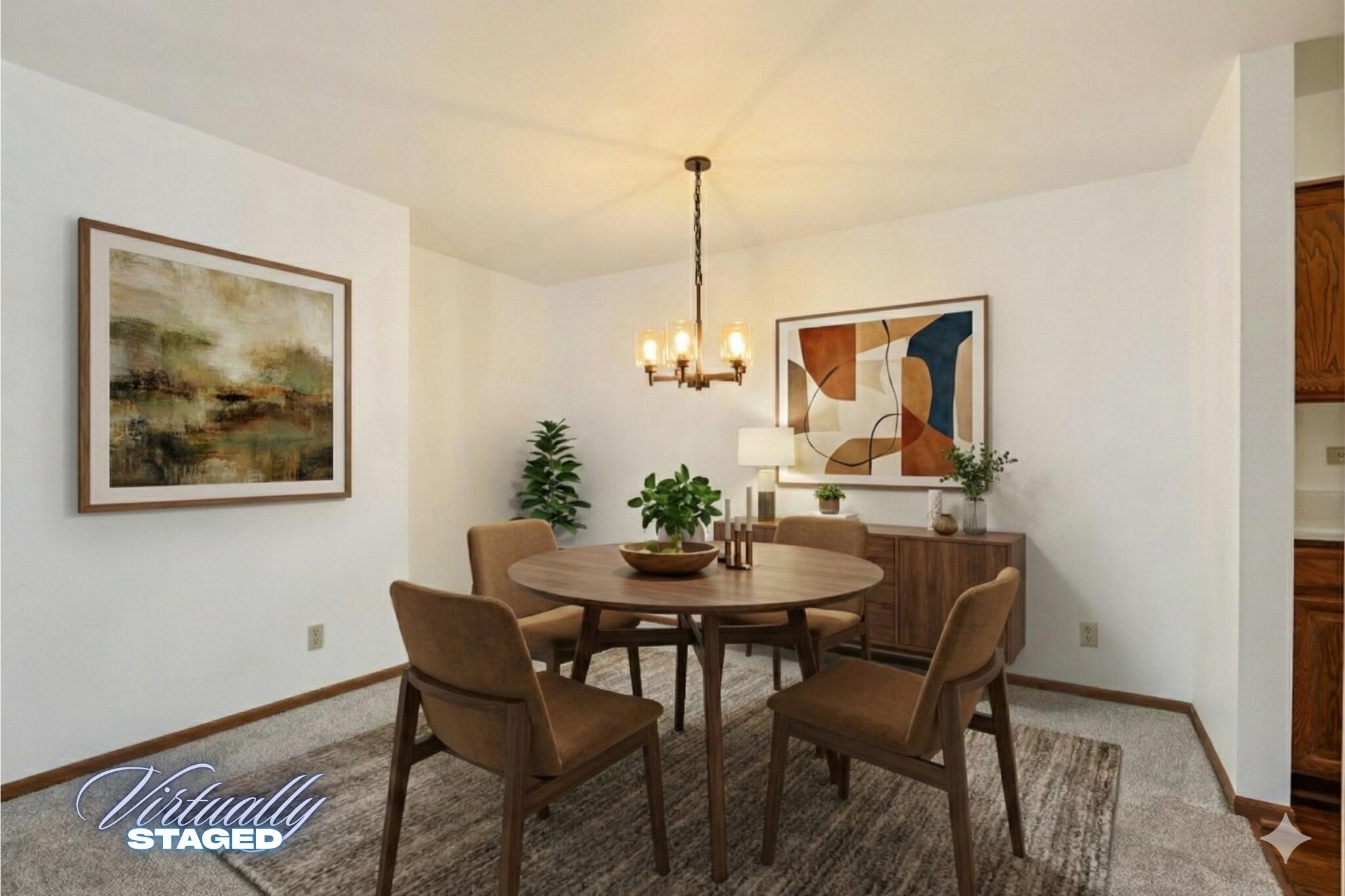 4417 South Green Ridge Circle, Unit G Greenfield, WI 53220 - Photo 6 of 34 Dining Room - Virtually Staged