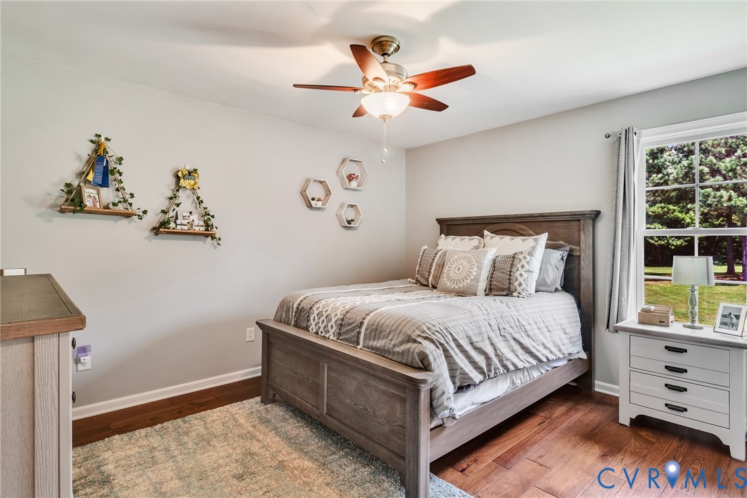 184 Crosshills Road Heathsville, VA 22473 - Photo 31 of 44 Bedroom featuring wood-finish flooring, a ceiling