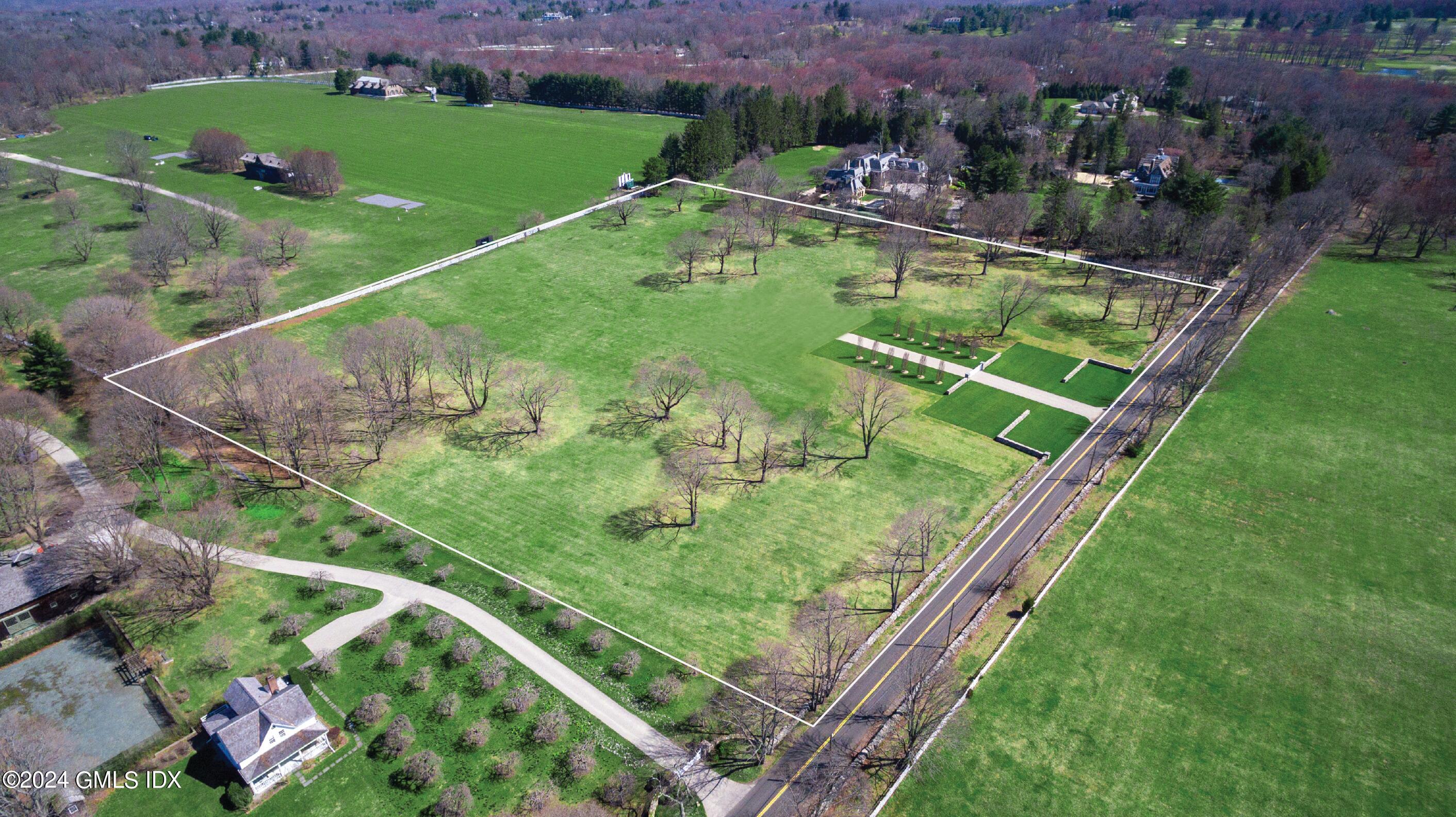 25 Upper Cross Road Greenwich, CT 06831 - Photo 1 of 1 Outline of lot