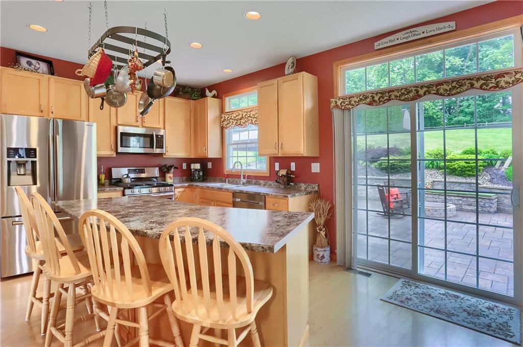 4014 Dickey Road Gibsonia, PA 15044 - Photo 13 of 50 a very nice looking kitchen with a large window