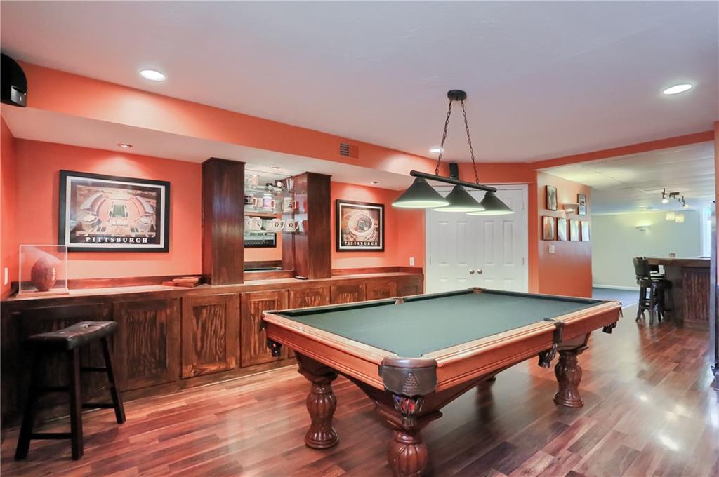 4014 Dickey Road Gibsonia, PA 15044 - Photo 33 of 50 a room with pool table and windows