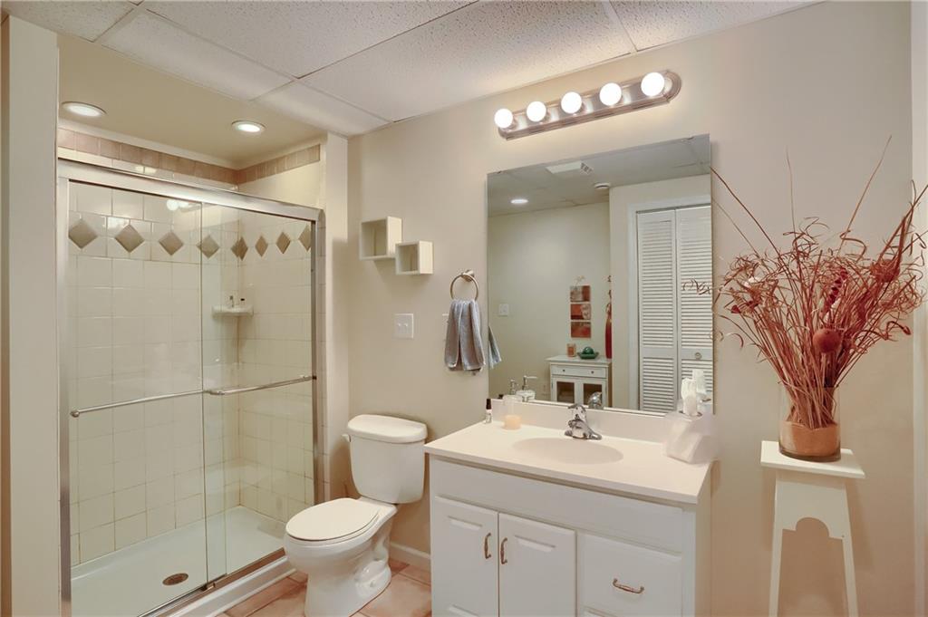 4014 Dickey Road Gibsonia, PA 15044 - Photo 35 of 50 a bathroom with a sink toilet and shower