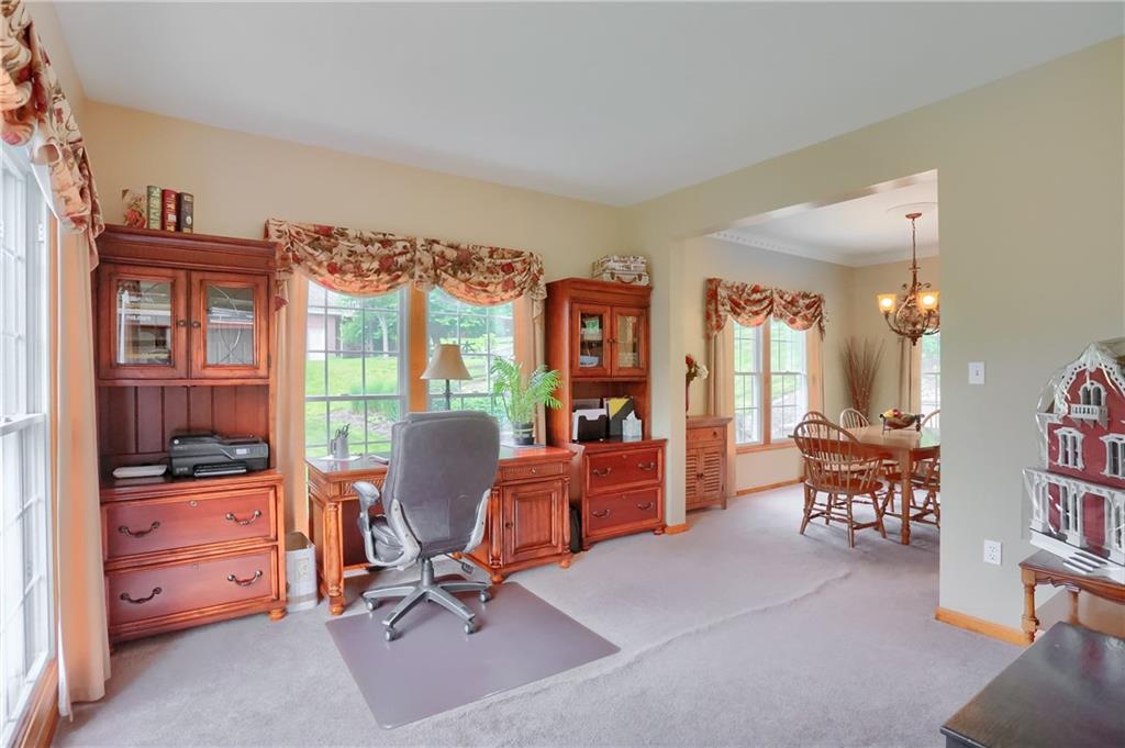 4014 Dickey Road Gibsonia, PA 15044 - Photo 7 of 50 a view of a livingroom with workspace and a window