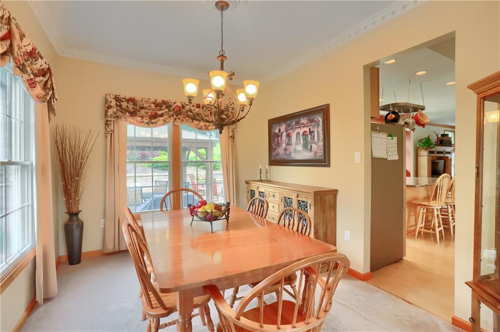 4014 Dickey Road Gibsonia, PA 15044 - Photo 10 of 50 a view of a dining room with furniture window and outside view
