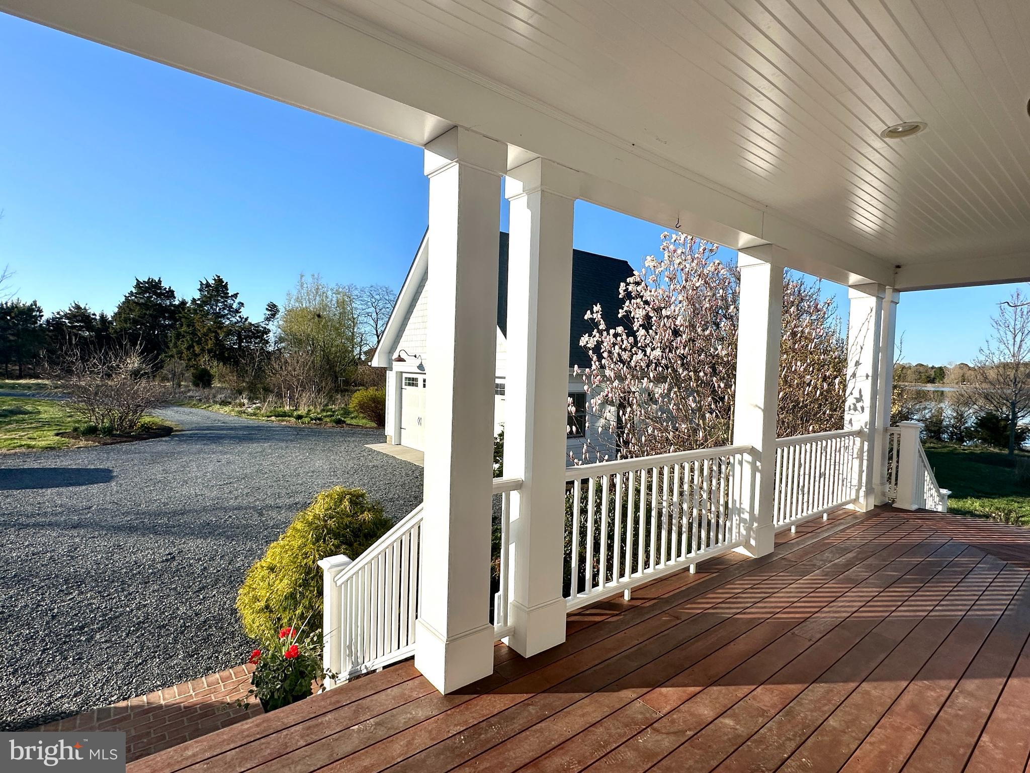 4361 Bachelors Point Road Oxford, MD 21654 - Photo 24 of 37 Expansive Front Porch
