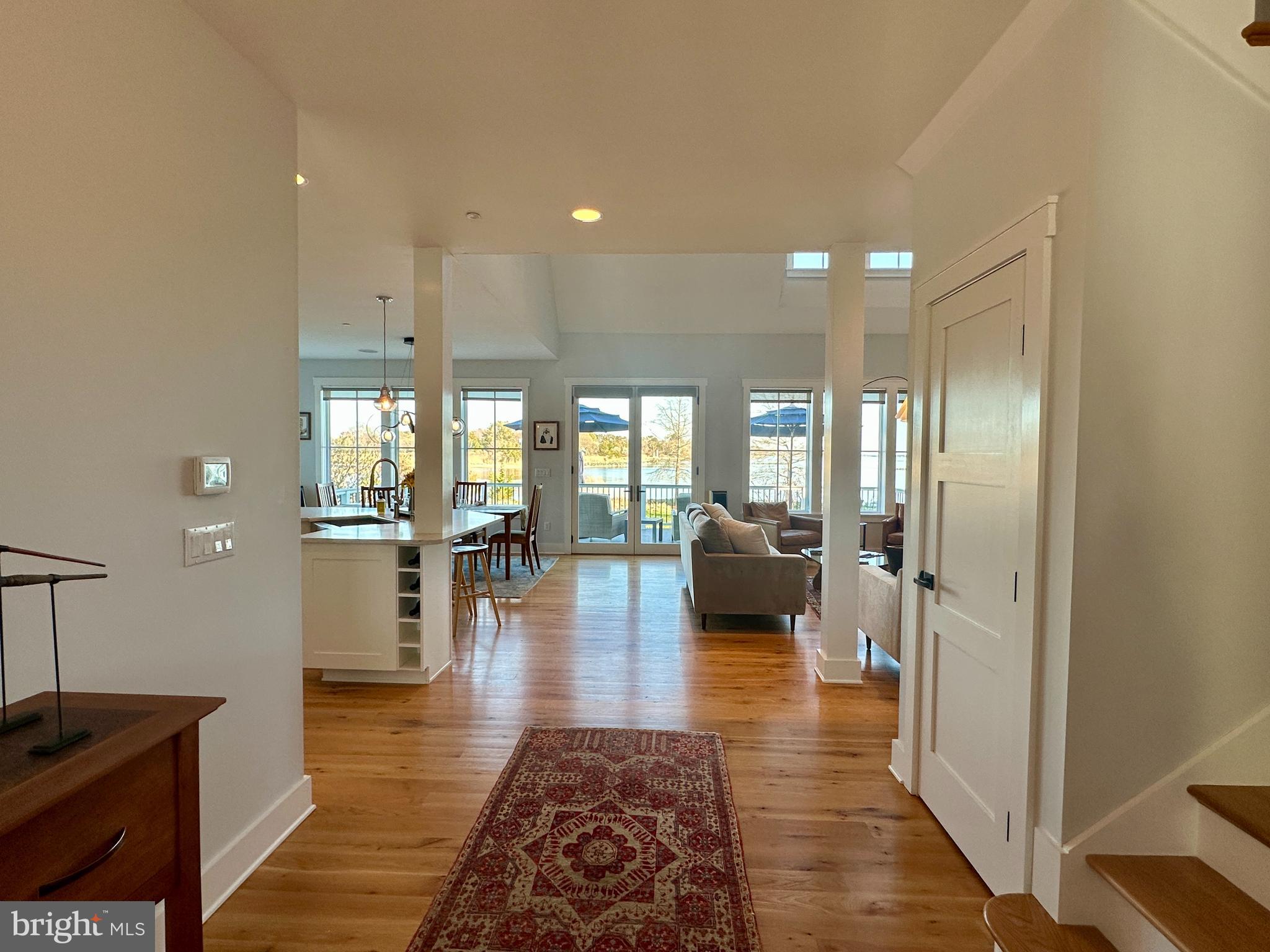4361 Bachelors Point Road Oxford, MD 21654 - Photo 5 of 37 Foyer Looking into Living Room