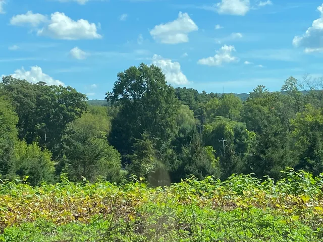 a picture of a door with a white house