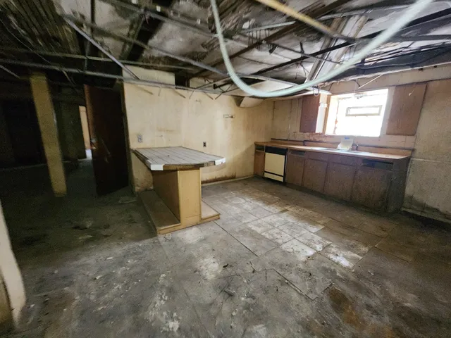 a view of storage and utility room