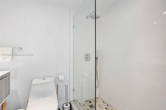 a view of elevator with hallway