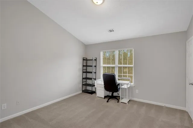 a view of a workspace with a window