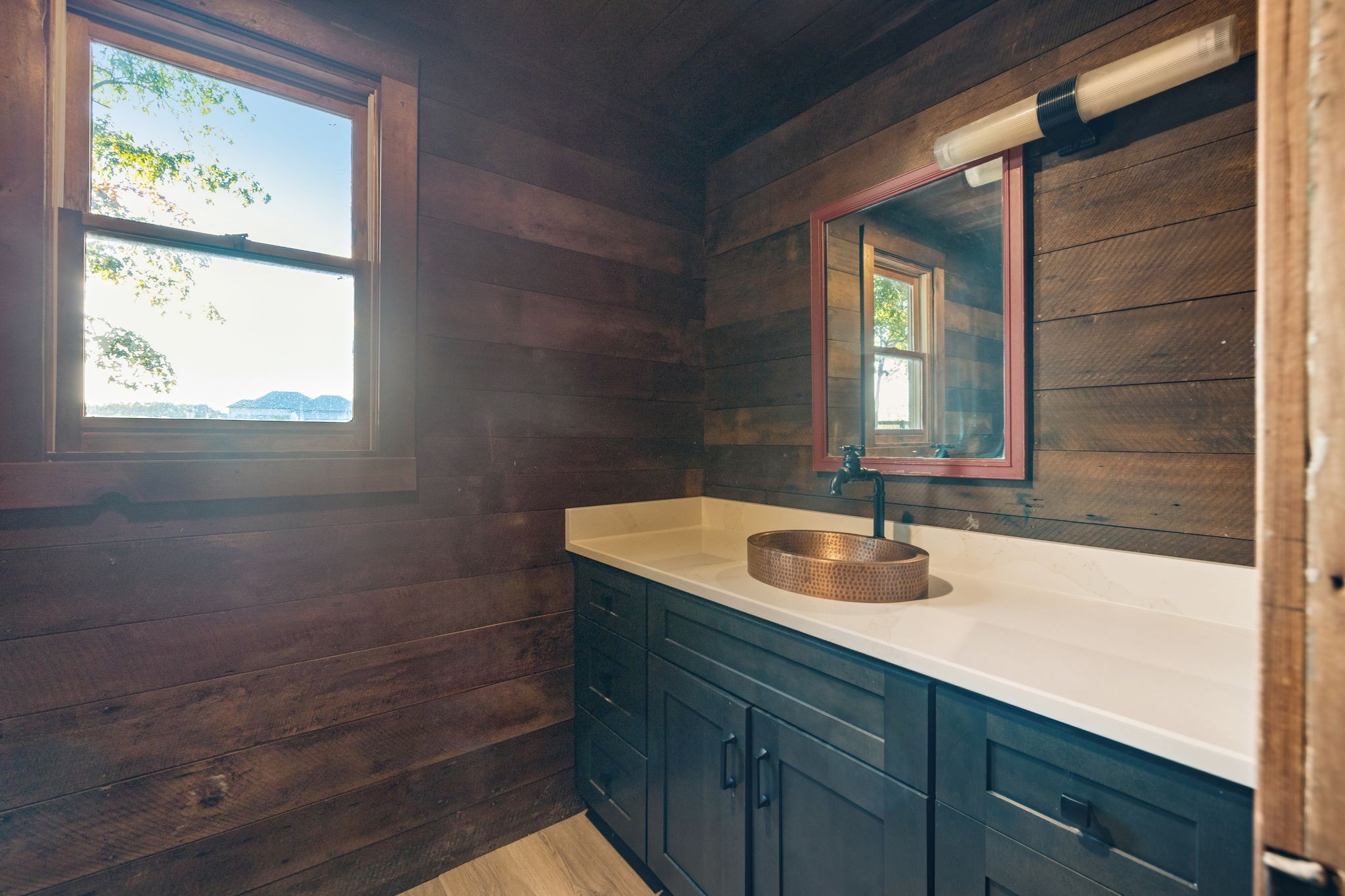 4420 Shores Road Murfreesboro, TN 37128 - Photo 56 of 89 a bathroom with a sink and a large mirror