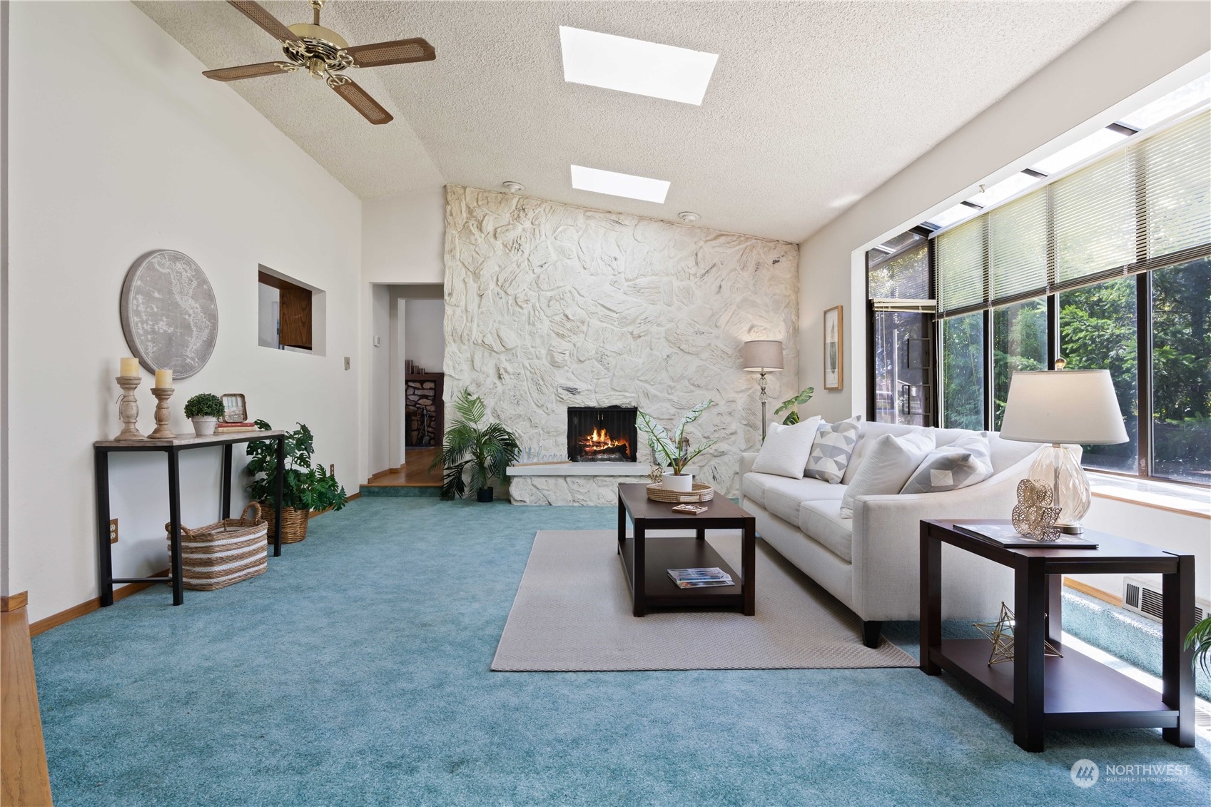 11801 Silver Way Everett, WA 98208 - Photo 3 of 32 a living room with furniture and a fireplace