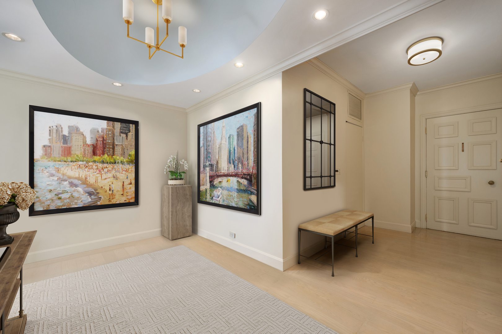 1040 North Lake Shore Drive, Unit 17D Chicago, IL 60611 - Photo 17 of 27 a view of livingroom with furniture and windows