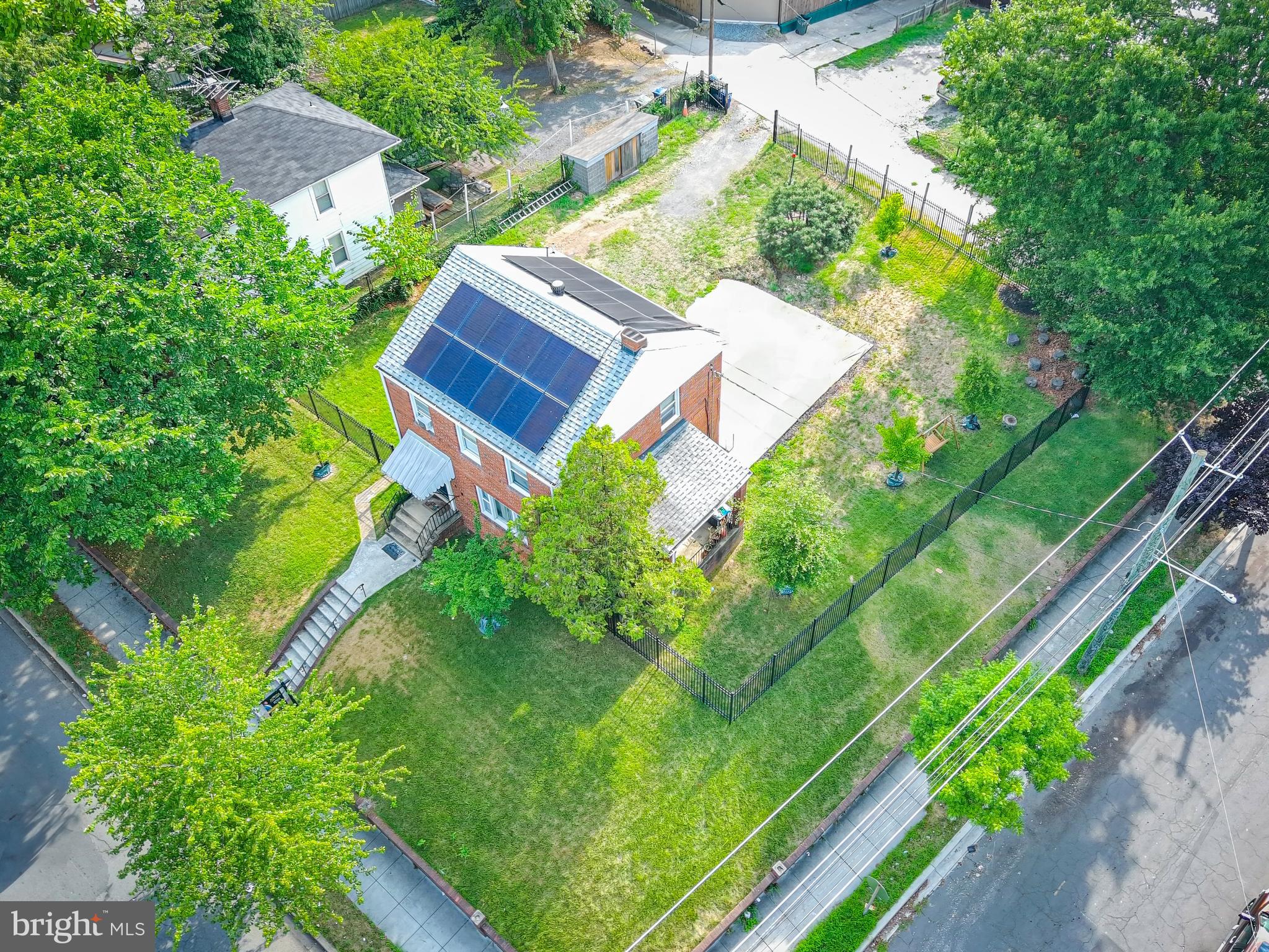 408 44th Street Northeast Washington, DC 20019 - Photo 12 of 13 an aerial view of a house