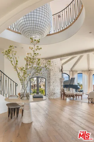 a view of hall with furniture