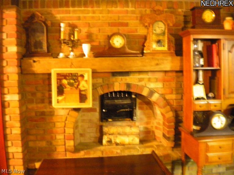 8493 Riverview Road Brecksville, OH 44141 - Photo 25 of 25 Brick Fireplace in Basement.