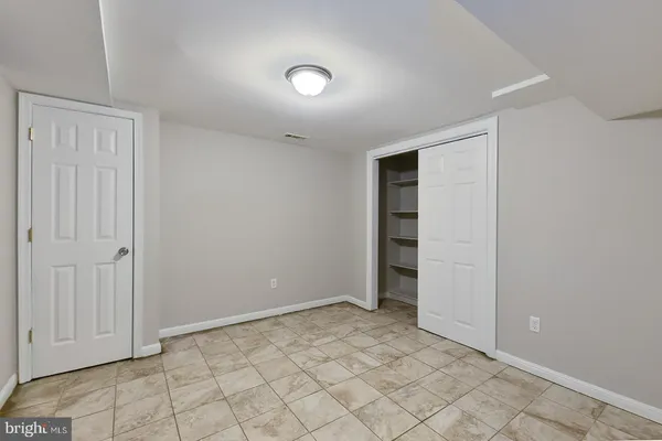 a view of an empty room