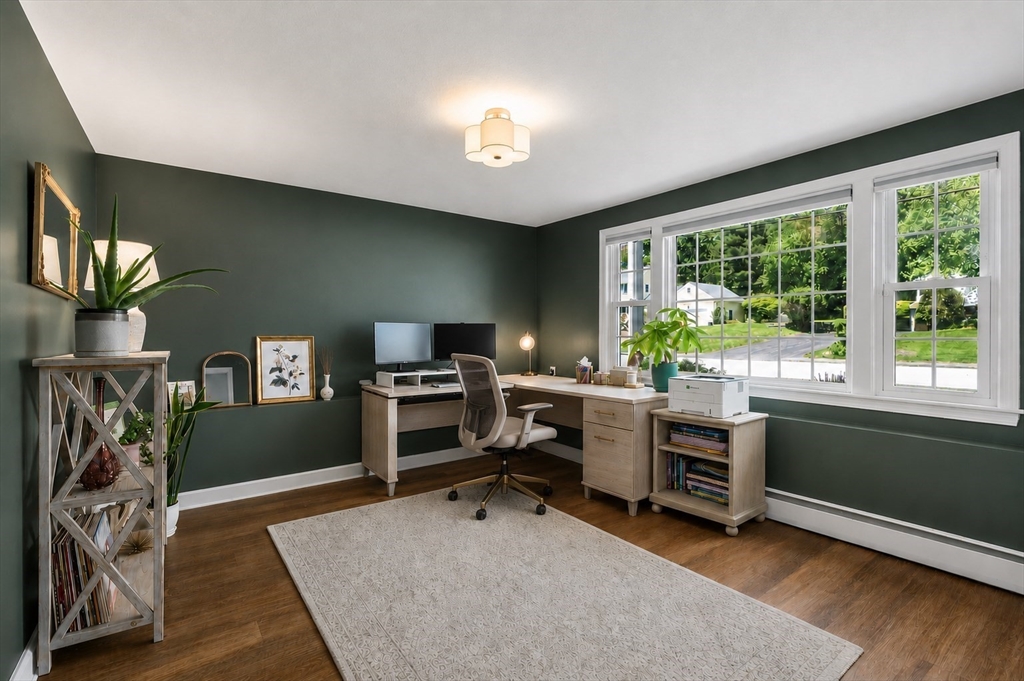 11 Longmeadow Road Medfield, MA 02052 - Photo 19 of 39 a view of a workspace with furniture and a window