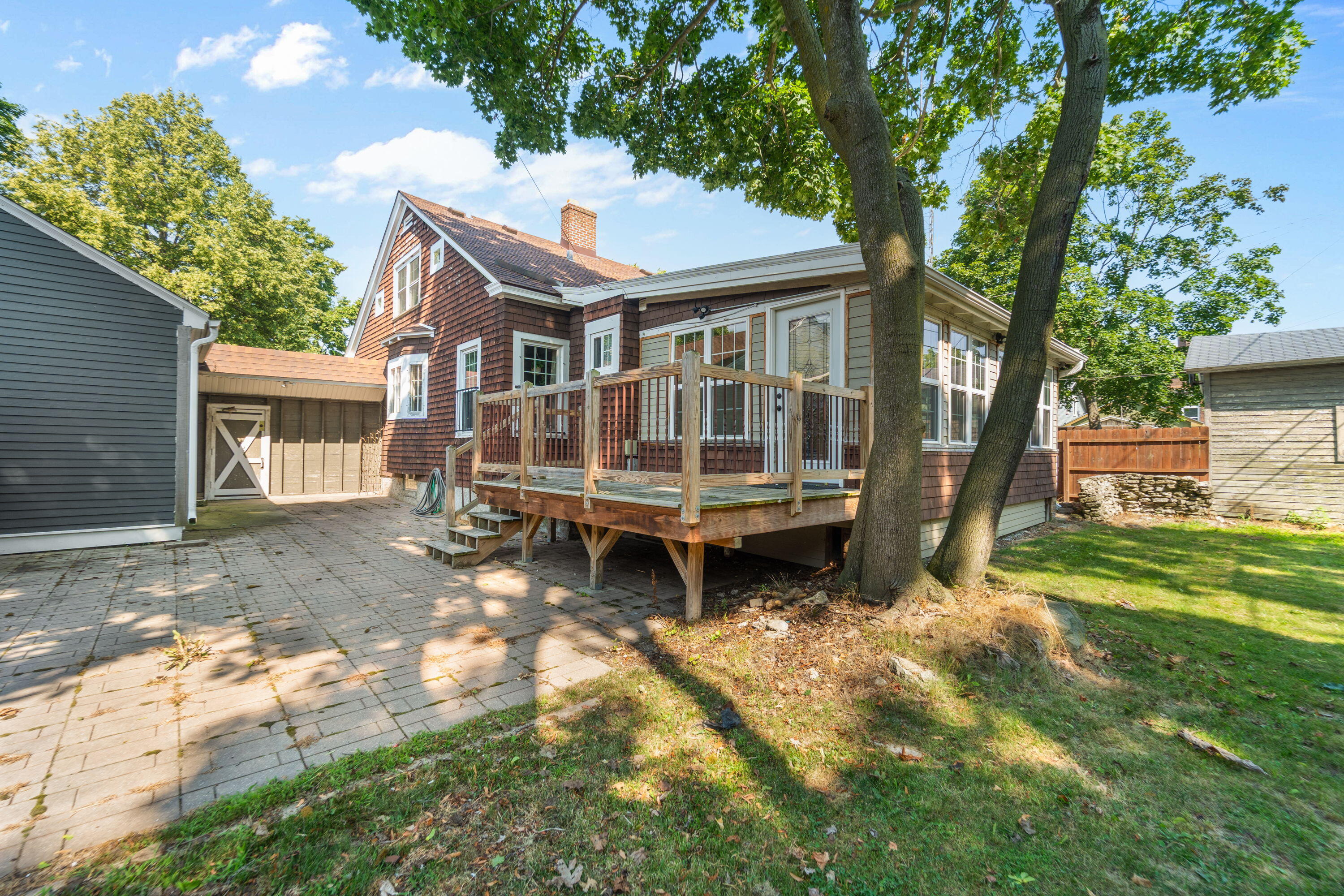 1213 College Avenue Racine, WI 53403 - Photo 30 of 31 Newer deck provides the perfect spot for outdoor dining