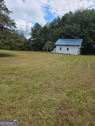 a view of a room with a lake view