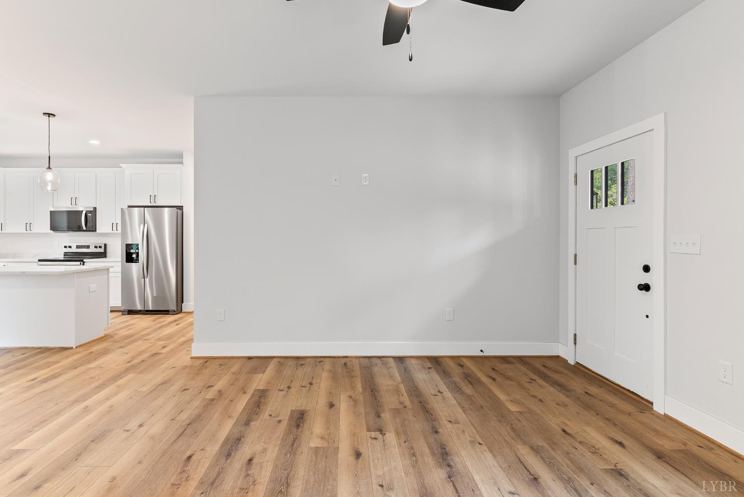 594 Community Road Dillwyn, VA 23936 - Photo 18 of 52 a view of kitchen with wooden floor