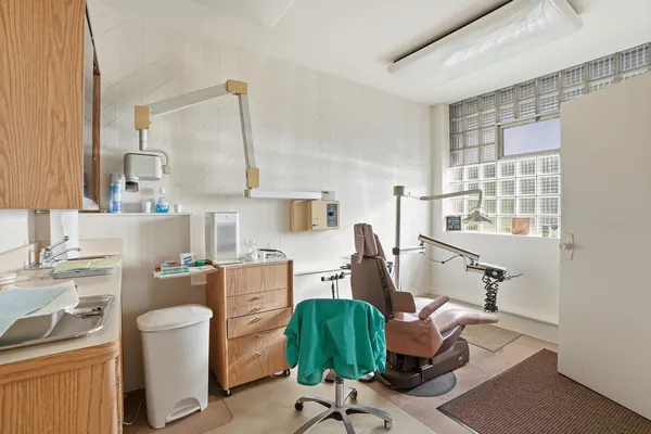 a room with furniture and a window