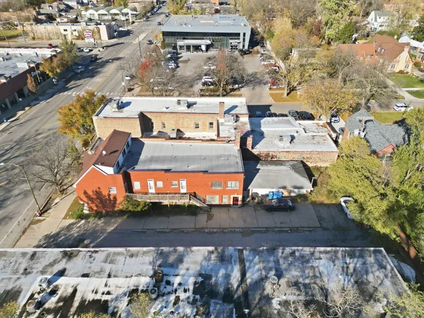 a view of a house with a park