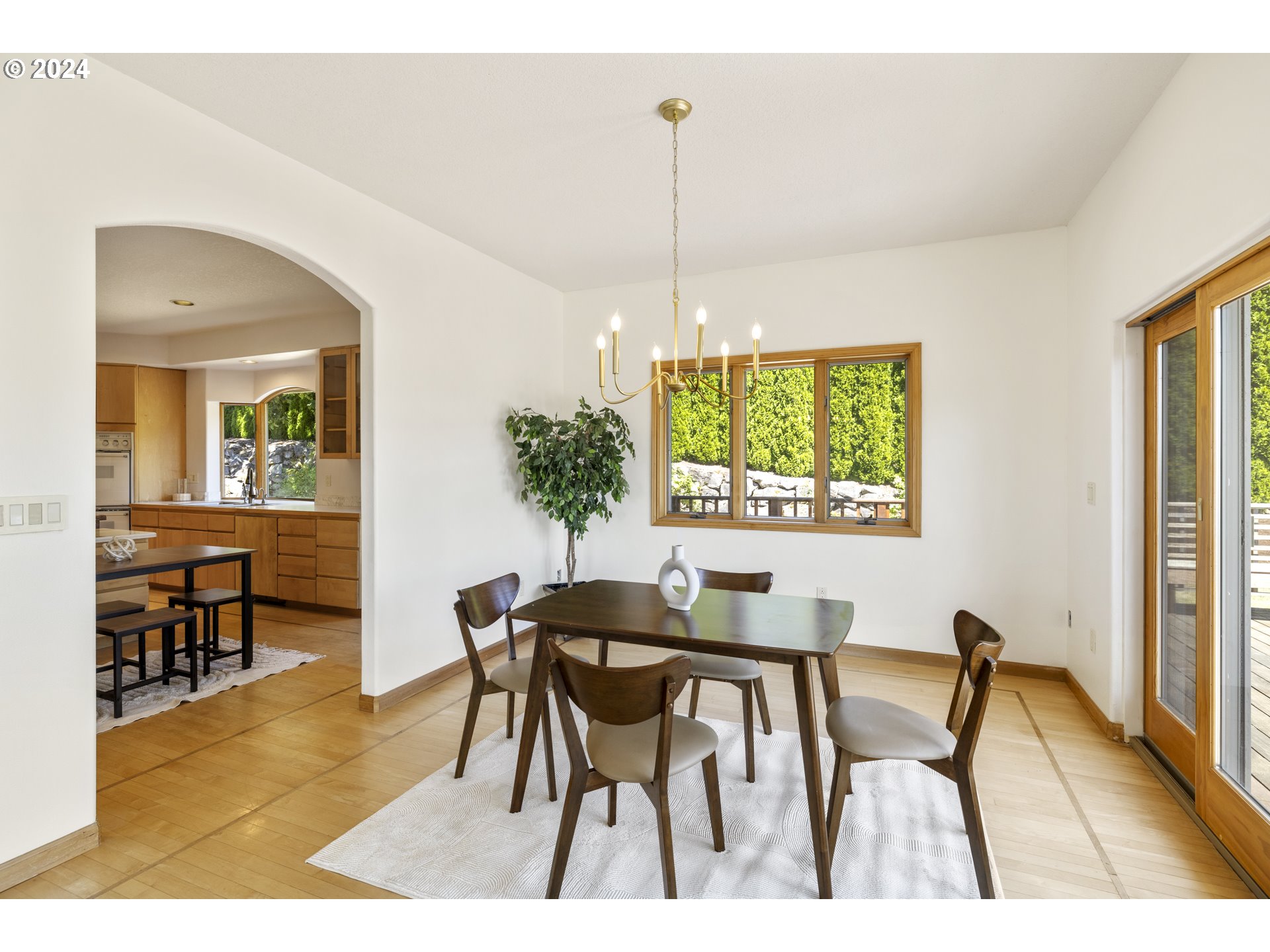 11400 Northwest Plainview Road Portland, OR 97231 - Photo 11 of 48 a view of a dining room with furniture and window