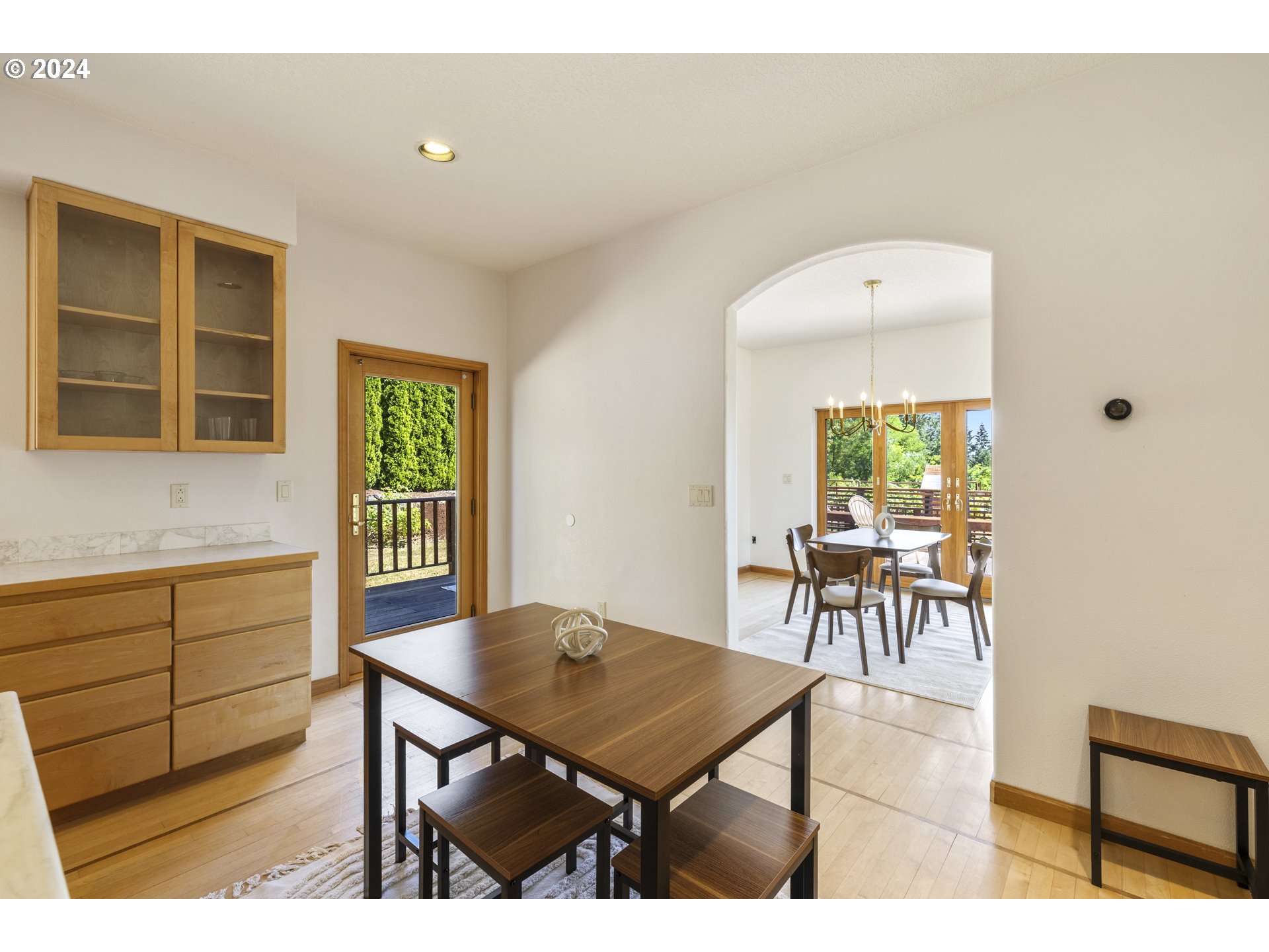 11400 Northwest Plainview Road Portland, OR 97231 - Photo 17 of 48 a view of a dining room with furniture and a window