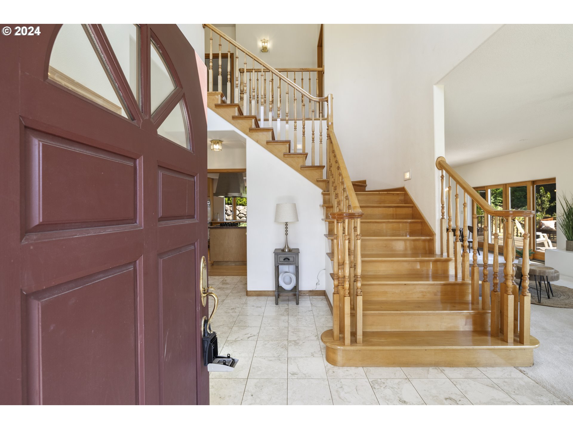 11400 Northwest Plainview Road Portland, OR 97231 - Photo 4 of 48 a view of entryway and hall with wooden floor