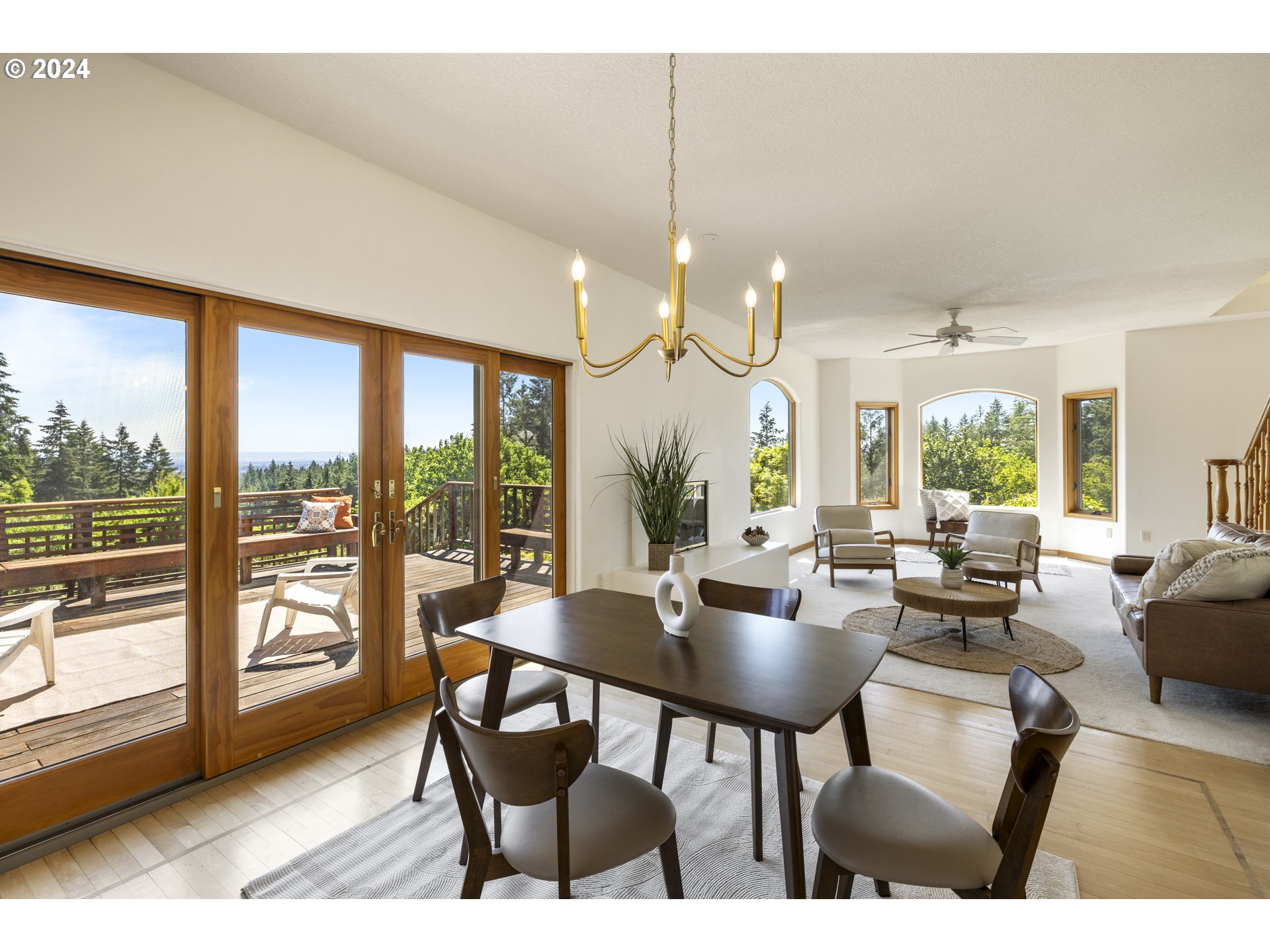 11400 Northwest Plainview Road Portland, OR 97231 - Photo 8 of 48 a living room with furniture and a large window