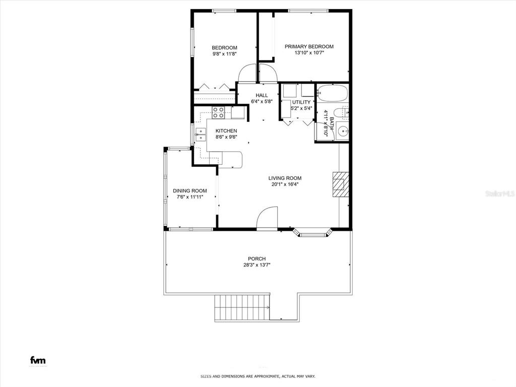 800 East Gulf Boulevard, Unit 5 Indian Rocks Beach, FL 33785 - Photo 34 of 52 a picture of a floor plan