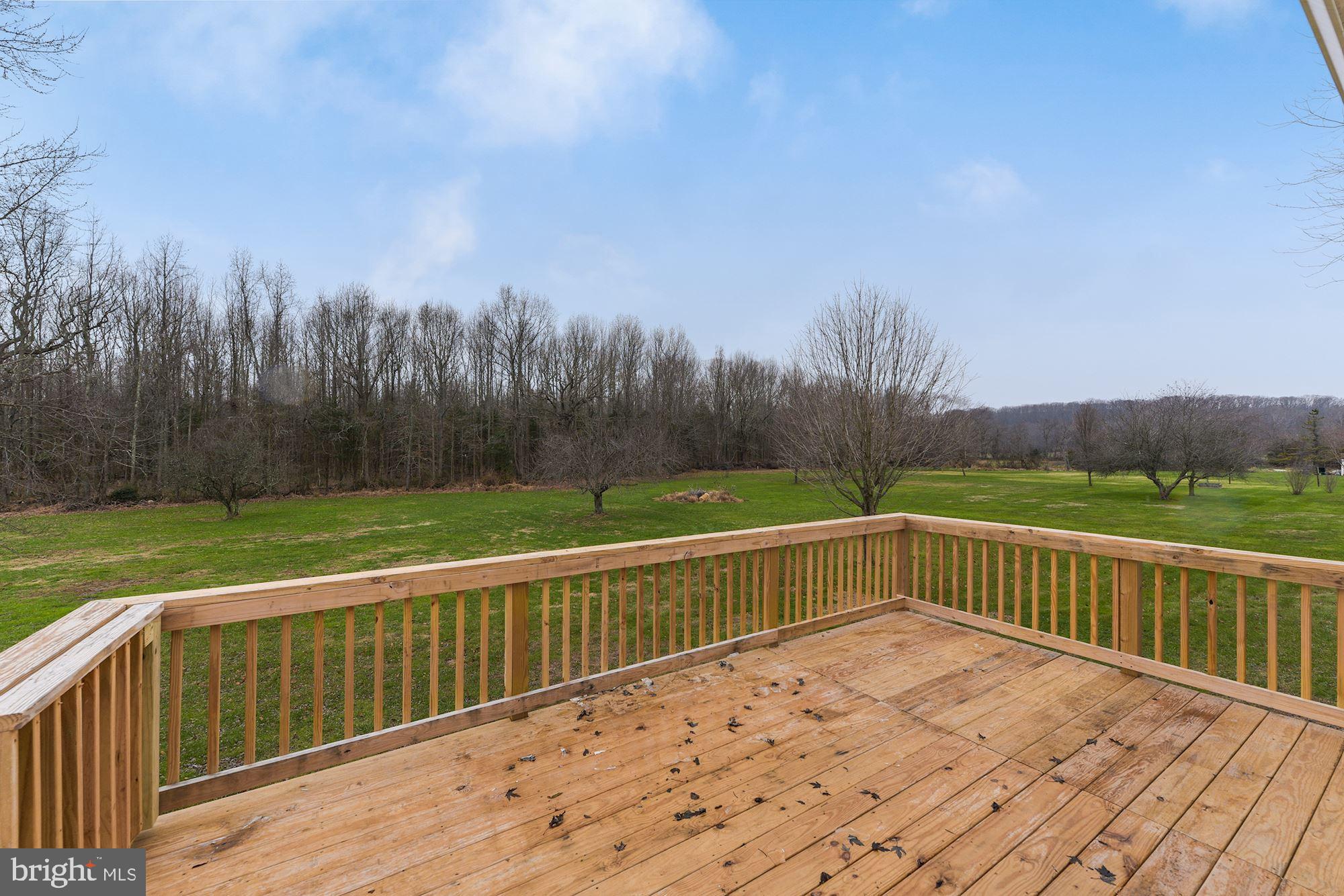 221 Arneys Mt Road Pemberton, NJ 08068 - Photo 27 of 28 a view of deck with mountain and trees in the background