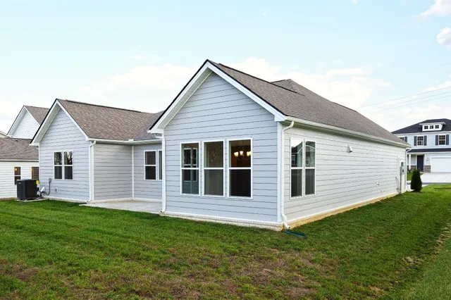 a view of balcony with furniture