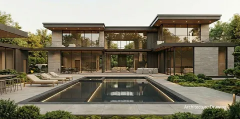a view of house and outdoor space