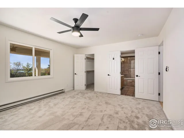 a view of small space with racks on the wall