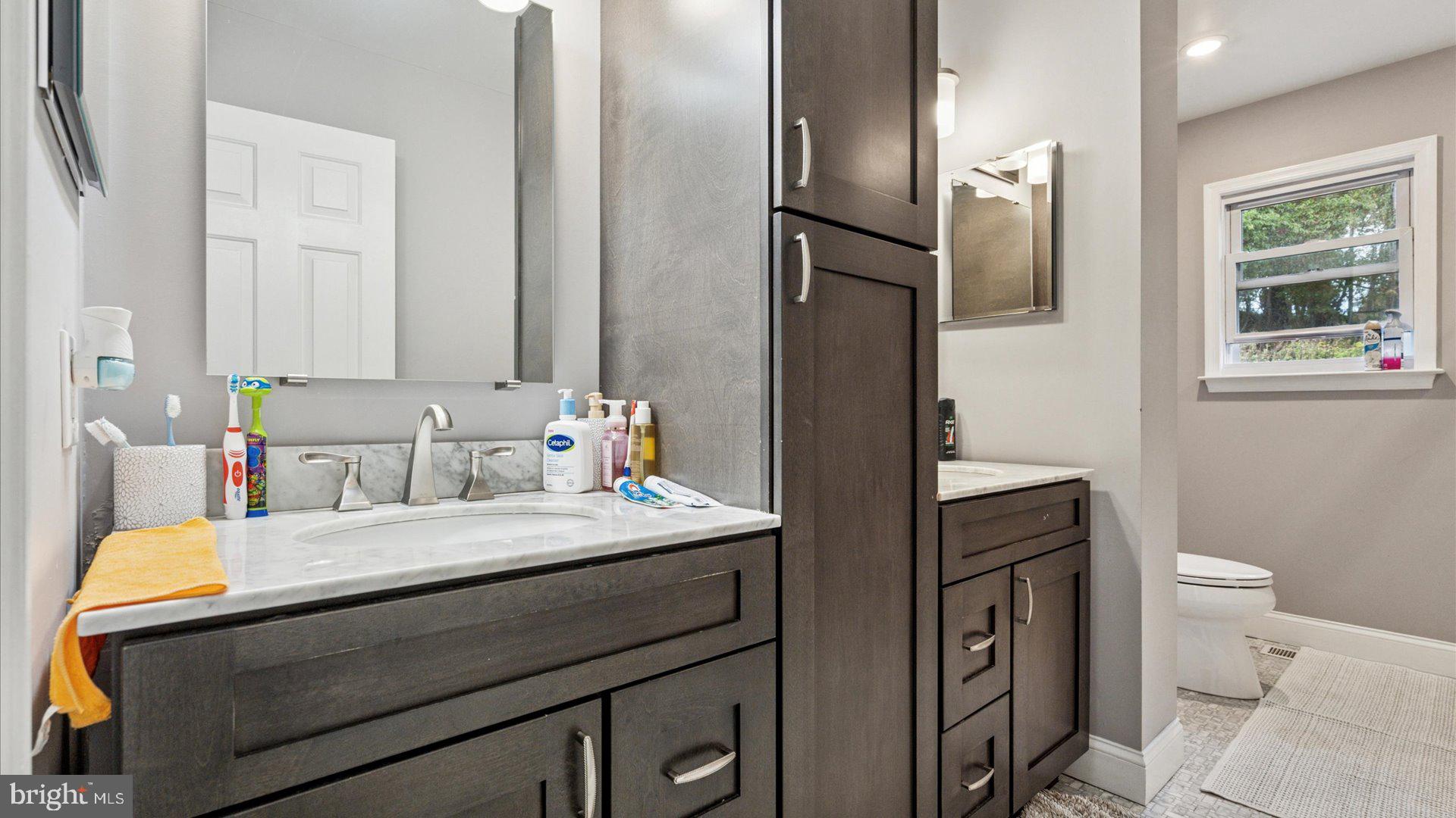 415 Fox Hollow Drive Feasterville-Trevose, PA 19053 - Photo 20 of 26 a bathroom with a sink toilet and mirror