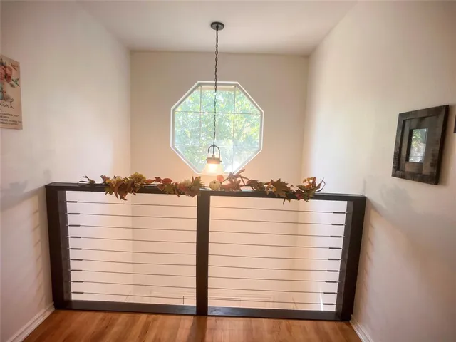 a view of a window and a mirror